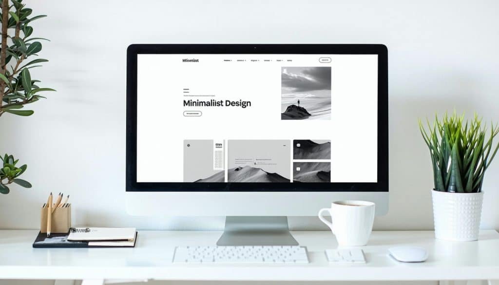 minimalist web design examples